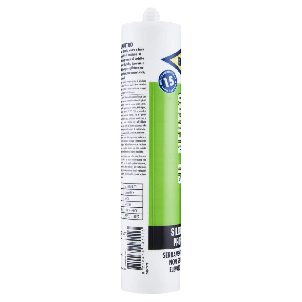 Silicone Neutro Bianco SIL-Neutro BOSTIK 300 ml